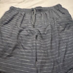 George Navy Shorts with White Stripes